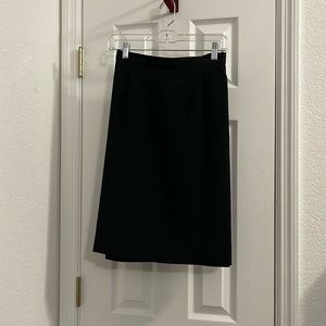Laura Scott A-Line Black Skirt